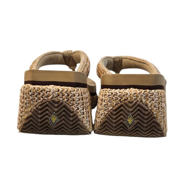 Volatile Womens Island Wedge Thong Sandals, Platform, Y2K, Size 9 - Picture 7 of 9